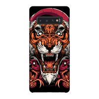 Tiger and Rattlesnakes: Samsung Galaxy S10 4G Volledig Geprint Hoesje