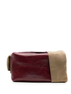 Uma Wang sac porté épaule médium en cuir - Rouge