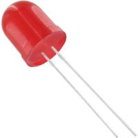 TRU COMPONENTS 1577511 Bedrade LED Rood Rond 10 mm 900 mcd 50 ° 20 mA - thumbnail