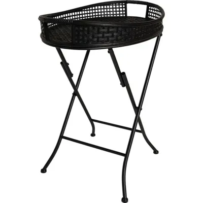 Bijzettafel levi l55b38h62cm zwart