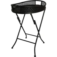 Bijzettafel levi l55b38h62cm zwart