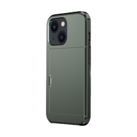 iPhone 16 Pro Max hoesje - Backcover - Hardcase - Pasjeshouder - Portemonnee - Shockproof - TPU - Groen - thumbnail