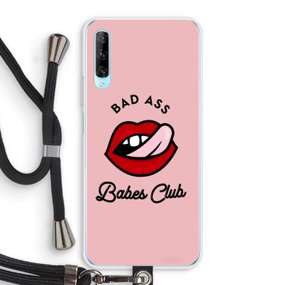 Badass Babes Club: Huawei P Smart Pro Transparant Hoesje met koord