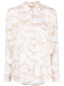 Rails Blouse met luipaardprint - Wit