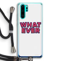 Whatever: Huawei P30 Pro Transparant Hoesje met koord