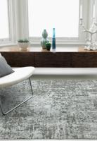MOMO Rugs - Olympia OL07 Silver Grey Abstract Swatch -