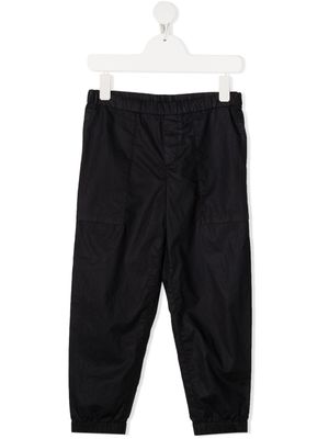 Emporio Armani Kids pantalon à ceinture élastique - Bleu