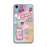 Positivity: iPhone XR Transparant Hoesje
