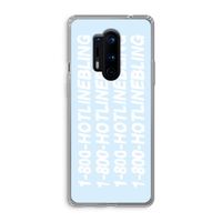 Hotline bling blue: OnePlus 8 Pro Transparant Hoesje Hotline bling blue: OnePlus 8 Pro Transparant Hoesje