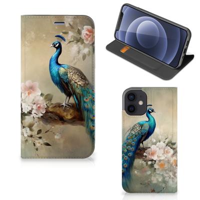 Smartphone hoesje voor iPhone 12 Mini Vintage Pauwen