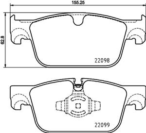 Remmenset, remschijf BREMBO, Remschijftype: Binnen geventileerd, Inbouwplaats: Vooras, u.a. für Volvo