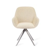 Jesper Home Kushi eetkamerstoel Trouty Tinge turn steel