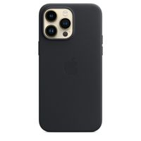 iPhone 14 Pro Max Apple Leren Hoesje met MagSafe MPPM3ZM/A - Middernacht - thumbnail