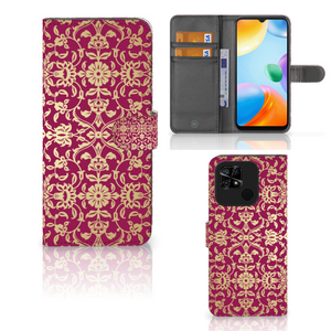 Wallet Case Xiaomi Redmi 10C Barok Pink