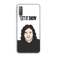 Let It Snow: Samsung Galaxy A7 (2018) Transparant Hoesje