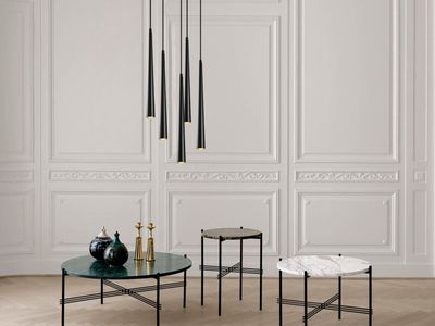 Hanglamp NASHVILLE 5 lampen zwart