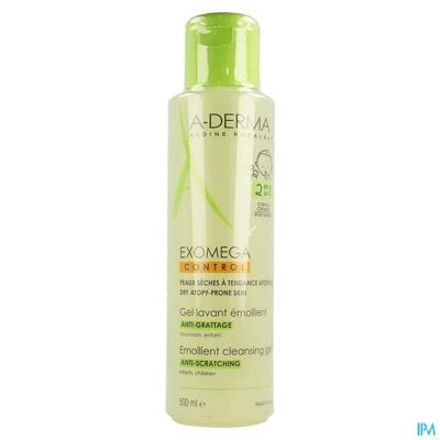 A-Derma Exomega Control 2 in 1 Reinigingsgel 500ml