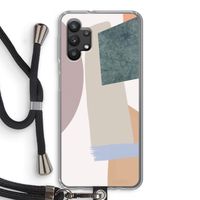Lindo: Samsung Galaxy A32 5G Transparant Hoesje met koord