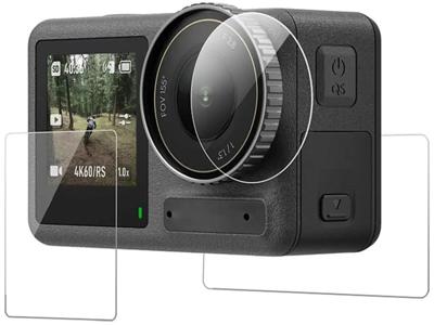 Telesin Screenprotector-set Glas DJI Osmo Action 5 - geschikt voor case