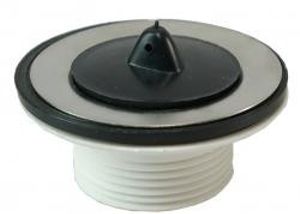 Wiesbaden Riko losse kunststof plug+kett. 5/4''x60 mm wit