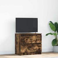 Tv-meubel 60x35x54 cm bewerkt hout gerookt eikenkleurig