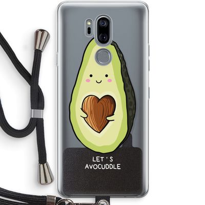 Avocuddle: LG G7 Thinq Transparant Hoesje met koord
