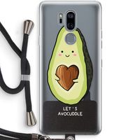 Avocuddle: LG G7 Thinq Transparant Hoesje met koord Avocuddle: LG G7 Thinq Transparant Hoesje met koord