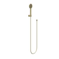 Handdoucheset IVY Set Bestaande Uit Doucheslang 150 cm, Wandhouder En Handdouche Satin Spray Geborsteld Mat Goud PVD