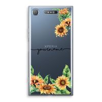 Zonnebloemen: Sony Xperia XZ1 Transparant Hoesje Zonnebloemen: Sony Xperia XZ1 Transparant Hoesje