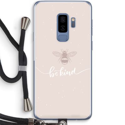 Be(e) kind: Samsung Galaxy S9 Plus Transparant Hoesje met koord