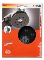 KWB Quick-Stick Hechtsteunschijf, geperforeerd voor Bosch excentrische schuurmachine 115mm steunschijf - thumbnail