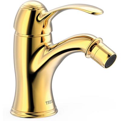Bidetkraan Tres Clasic | Opbouw | Mengkraan | 1-hendel | Vintage | 24k Goud glans