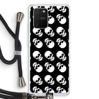 Musketon Skulls: Samsung Galaxy S10 Lite Transparant Hoesje met koord