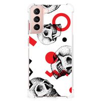 Extreme Case Samsung Galaxy S21 FE Skull Red - thumbnail