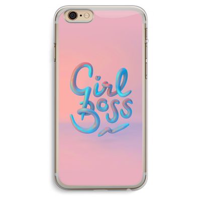 Girl boss: iPhone 6 Plus / 6S Plus Transparant Hoesje
