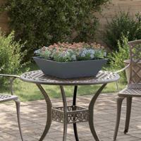 Tuin Kom Plantenbak 5 pcs Antraciet 50 x 50 x 15 cm Staal