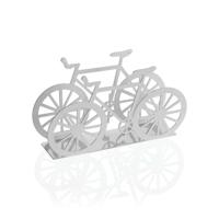 Servethouder Versa Wit Metaal Keramisch Staal Ijzer 4,5 x 9,5 x 16,5 cm Fiets