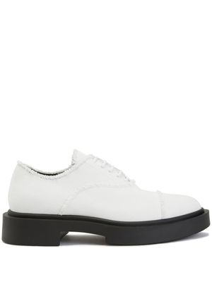 Giuseppe Zanotti derbies Adric à plateforme - Blanc