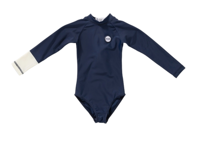 Tenue Soleil UV Swimsuit Blauw 8-10 jaar