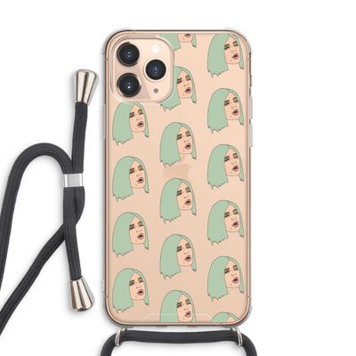 King Kylie: iPhone 11 Pro Max Transparant Hoesje met koord