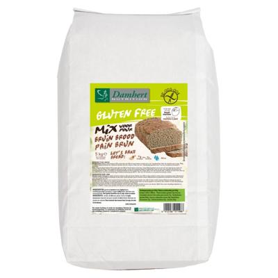 Damhert Broodmix bruin glutenvrij
