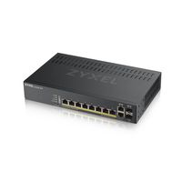 Zyxel GS1920-8HPV2 Managed Gigabit Ethernet (10/100/1000) Zwart Power over Ethernet (PoE) - thumbnail