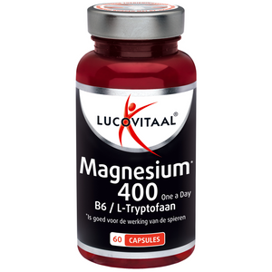 Lucovitaal Magnesium 400 met Vitamine B6 & L-Tryptofaan capsules