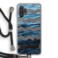 Oceaan: Samsung Galaxy A32 5G Transparant Hoesje met koord - thumbnail