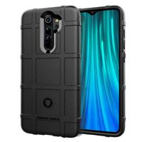 Voor Xiaomi Redmi Note8 Pro volledige dekking schokbestendig TPU case (zwart)