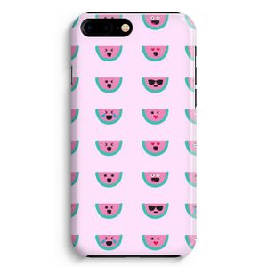 Smiley watermeloenprint: iPhone 8 Plus Volledig Geprint Hoesje