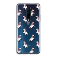 Eenhoorns overal: OnePlus 7 Pro Transparant Hoesje