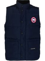 Canada Goose gilet matelassé Freestyle à patch logo - Bleu - thumbnail