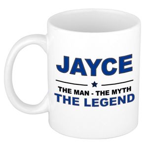 Jayce The man, The myth the legend cadeau koffie mok / thee beker 300 ml