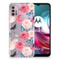 Motorola Moto G30 | G10 TPU Case Butterfly Roses - thumbnail